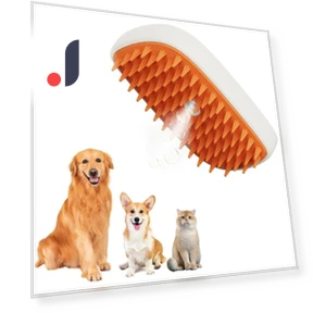 3-in-1 Massage Brush for Cats, Dogs, and Pets — Brushes, Smart Pet Supplies