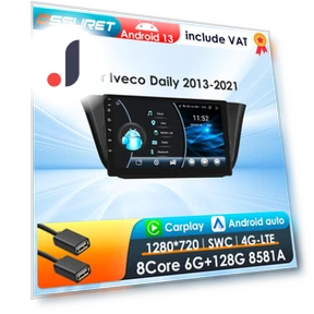 AI Intelligent Wireless CarPlay Android Auto Radio — Navigation & GPS Accessories, OSSURET
