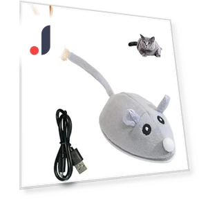 Automatic Cat Toys with Feather Wand — Cat Playthings, Smart Pet Supplies