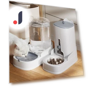 Automatic Pet Feeder and Water Dispenser — Feeders, Smart Pet Supplies