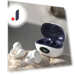 Bluetooth Clip-On Headphones — In-Ear Headphones, Pento Smart