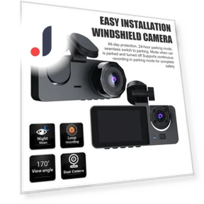 Car Camera with G-Sensor — Dashboard Cameras, Pioggia solare