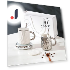 Ceramic Smart Thermos Mug — Beverage Warmers, Indoor Furniture