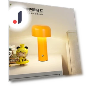 Creative Mushroom Table with USB Charging and Touch Sensor — USB Lighting Solutions, Home Textiles Fashion Gallery
