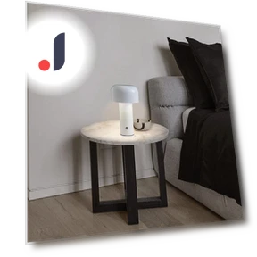 Creative Mushroom Table with USB Charging — USB Lighting Solutions, Home Textiles Fashion Gallery