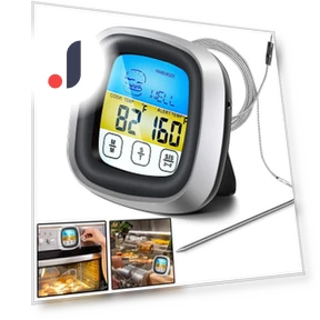 Digital Kitchen Thermometer with Touch Screen — Instant-Read, XYNN
