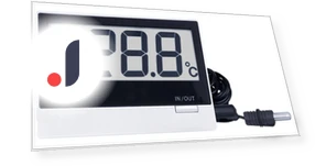 Digital Thermometer with External Sensor — Home Climate Control, Shinwa