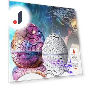 Dinosaur Egg Night Projector with Bluetooth Music — Night Lights, Pento Smart