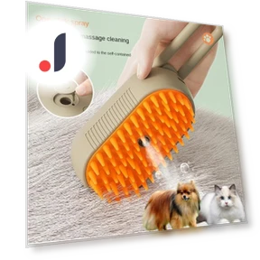 Electric Pet Grooming Brush with Steam — Brushes, Smart Pet Supplies