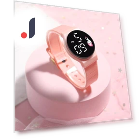 Electronic Watch with LED Display and Touch Screen — Men's Timepieces, Mode Watches