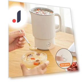 Foldable Travel Electric Kettle — Portable Cooking Solutions, Enjoy Smart Home