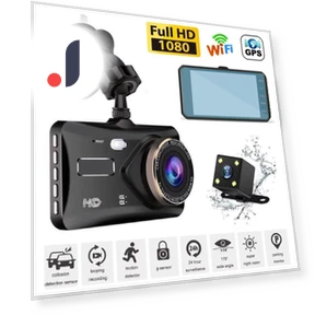 HD 1080P 4 Touch Screen IPS Car DVR — Dashboard Cameras, Carsun