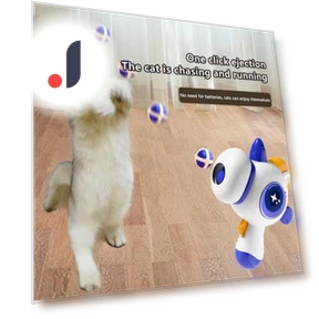 Interactive Cat Toy Ball Launcher — Cat Playthings, Hide On Push