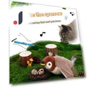 Interactive Electric Fluttering Bird Toy — Cat Playthings, Smart Pet Supplies