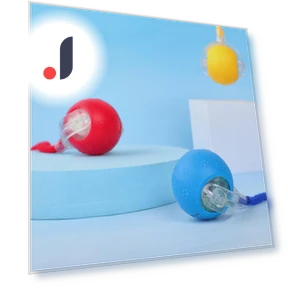 Interactive Pet Toy Ball — Interactive Animal Companions, Drawing Room