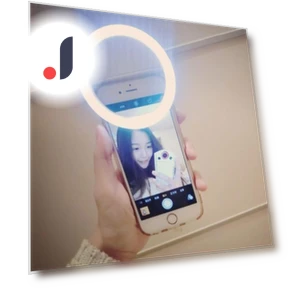 Portable Selfie LED Ring Light Clip — Selfie Lights, Smart Electron