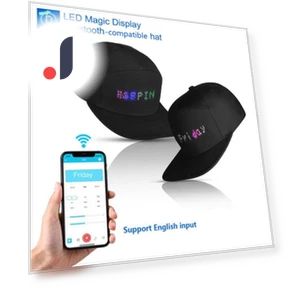 Programmable Message Cap — Wearable Accessories, fengwangpin