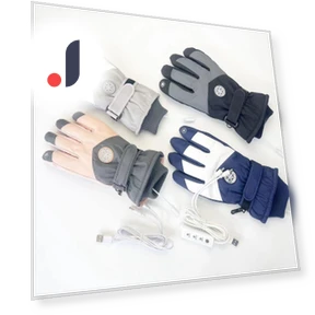 Ski Gloves with Touchscreen and USB Heating — Gloves & Mittens, Warm Land