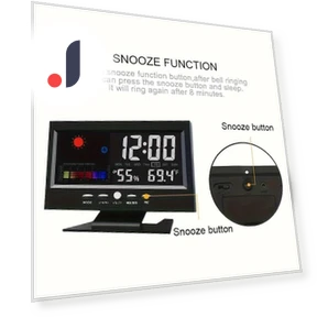 Smart Alarm Clock with Temperature Display — Alarms & Clocks, Mango Event