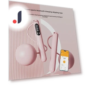Smart Bluetooth Rechargeable Wireless Jump Rope with Weighted Balls for Fitness — Jump Ropes, VantaGoods