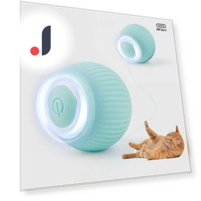 Smart Cat Rolling Ball Toys — Cat Playthings, CoCo Xili