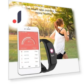 Smart Fitness Tracker Bracelet — Wearable Accessories, Mode Watches