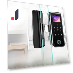 Smart Lock for Frameless Glass Door — Electromagnetic Security Locks, VantaGoods
