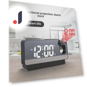 Smart Multifunctional LED Projection Alarm Clock — Alarms & Clocks, VividTrove