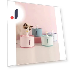 Smart Water Dispenser with Automatic Circulation Filtration and Drinking Bowl — Pet Hydration Solutions, Smart Pet Supplies