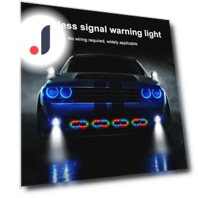 Solar Flashing Emergency Signal Light — Vehicle Safety Signals, Rustic Elegance House