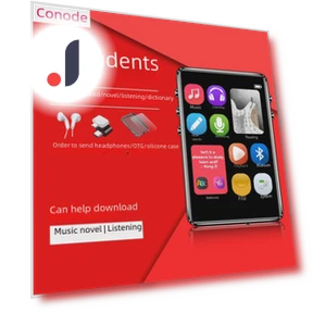 Touchscreen MP3 Bluetooth Music Player with English-Chinese Dictionary — Portable Media Players, VantaGoods