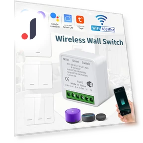 16A Tuya WiFi DIY Smart Switch Power Monitor — Smart Home Hubs & Controllers, Modern Home Furnishing