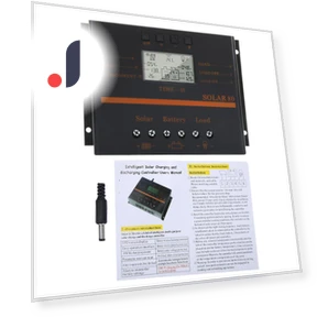 Automatic 80A PWM Solar Charge Controller — Power Management, Koogeelife