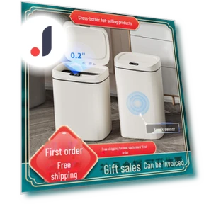 Automatic Touch Sensor Trash Bin — Kitchen Cans, StrideBox