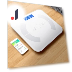 Bluetooth Body Fat Scale — Body Composition Analysis, DC-HOME Textile