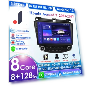 Car Multimedia System with Android Auto and CarPlay — Navigation & GPS Accessories, Hizpo