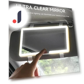 Car Sun Visor with LED Touch Screen and Makeup Mirror — Visor, EnjoyGoods