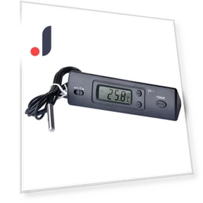 Car Thermometer with LCD Display — Clock, DC-HOME Textile