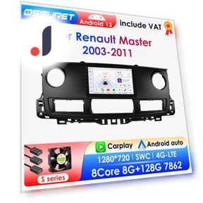 Carplay Android Auto Camera for Renault Master 2003 - 2011 — In-Dash, OSSURET