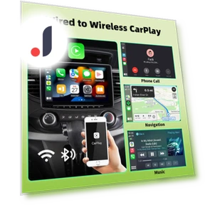 Colorful Wireless CarPlay and Android Auto Adapter — Stereo Receivers, Timeless Home