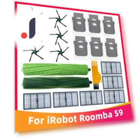 Compatible HEPA Filter, Side Brush, Dust Bin for iRobot Roomba S9/S9+ — Parts & Accessories, Modern Home Furnishing