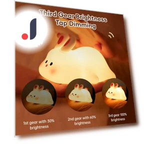 Cute LED Night Light with Touch Sensor — Night Lights, Chic Interiors