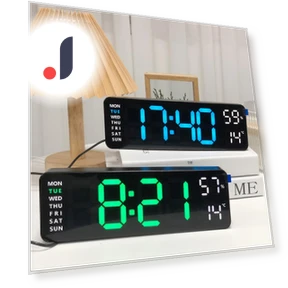 Digital Electronic Wall Clock — Clocks, DC-HOME Textile