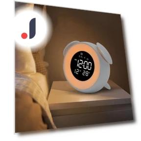 Digital Smart Alarm Clock with Night Light — Alarm, DC-HOME Textile