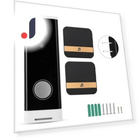 HD Wireless WIFI Smart Video Doorbell — Smart Home Security, KONNWEI