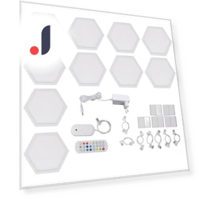 Hexagon LED Wall Lights — Wall Lighting, KONNWEI