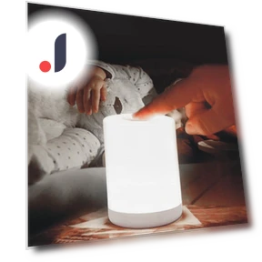 LED Desk Lamp with USB Charging — Desk & Table Lighting, DC-HOME Textile
