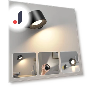 LED Wall Sconce with USB Charging Port — Wall Lighting, Modern Home Furnishing