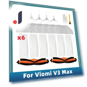 Main Side Brush Hepa Filter Mop Cloth Spare Parts Accessories — Parts & Accessories, Xiaomi