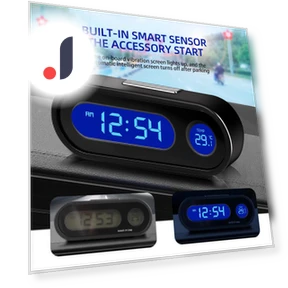 Mini Electronic Car Clock — Clock, LIAESMART